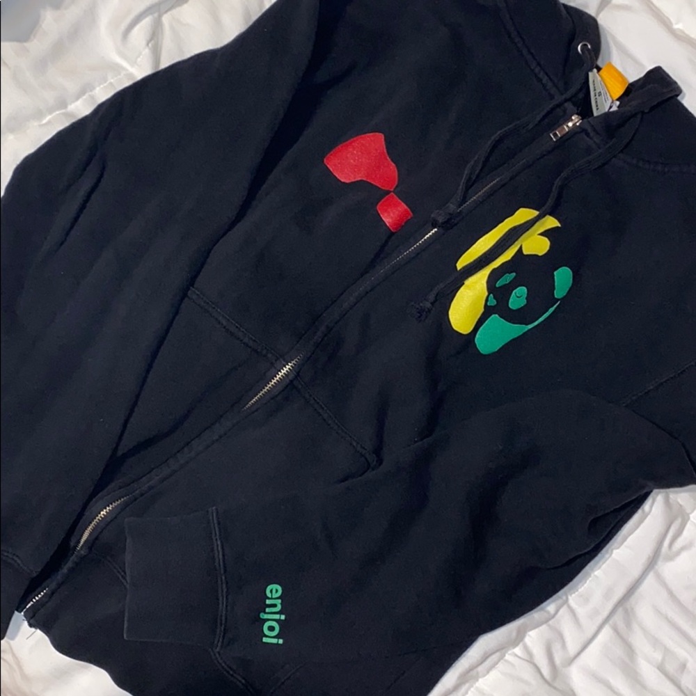 Rasta zip up enjoi jacket / hoodie